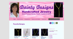Desktop Screenshot of daintydesigns.net